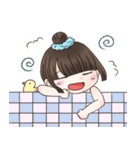 姫カット女子の日常スタンプ（個別スタンプ：36）