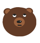 I Love Brown Teddy Bear Baby（個別スタンプ：4）
