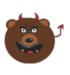 I Love Brown Teddy Bear Baby（個別スタンプ：5）