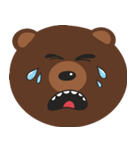 I Love Brown Teddy Bear Baby（個別スタンプ：8）
