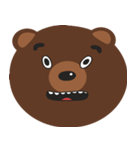 I Love Brown Teddy Bear Baby（個別スタンプ：9）