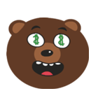 I Love Brown Teddy Bear Baby（個別スタンプ：15）