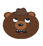 I Love Brown Teddy Bear Baby（個別スタンプ：16）