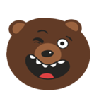 I Love Brown Teddy Bear Baby（個別スタンプ：18）