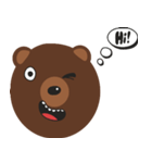 I Love Brown Teddy Bear Baby（個別スタンプ：19）