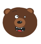 I Love Brown Teddy Bear Baby（個別スタンプ：21）