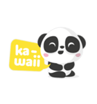 ぺらぺらパンダ（個別スタンプ：4）