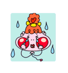 ふうせん型宇宙人「ふわ子」（個別スタンプ：21）