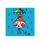ふうせん型宇宙人「ふわ子」（個別スタンプ：38）