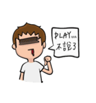 Volleyball boy's daily life（個別スタンプ：36）