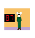 Mr. White's emotions.（個別スタンプ：4）