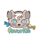 ねこがいる地球（個別スタンプ：5）