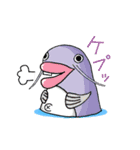 ウミウシ子は電気なまずの夢を見るか？（個別スタンプ：4）