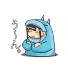 ウミウシ子は電気なまずの夢を見るか？（個別スタンプ：15）