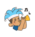 iBlue @Man Town (in English)（個別スタンプ：5）