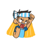 iBlue @Man Town (in English)（個別スタンプ：6）