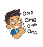iBlue @Man Town (in English)（個別スタンプ：20）