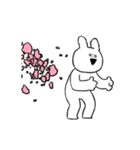 すこぶる動くウサギ【バレンタイン】（個別スタンプ：19）