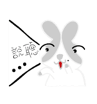 Rabbit Der ＆ Apple say auspicious words（個別スタンプ：24）