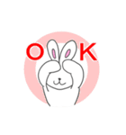イベントバイトうさぎ（個別スタンプ：7）