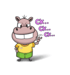 Gipopo and Deroro, hippo and deer friend（個別スタンプ：3）