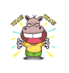 Gipopo and Deroro, hippo and deer friend（個別スタンプ：5）