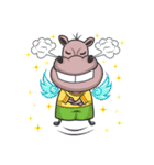 Gipopo and Deroro, hippo and deer friend（個別スタンプ：7）