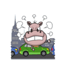 Gipopo and Deroro, hippo and deer friend（個別スタンプ：14）
