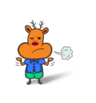 Gipopo and Deroro, hippo and deer friend（個別スタンプ：18）