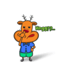 Gipopo and Deroro, hippo and deer friend（個別スタンプ：23）