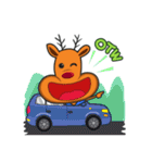 Gipopo and Deroro, hippo and deer friend（個別スタンプ：30）