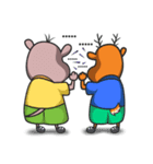 Gipopo and Deroro, hippo and deer friend（個別スタンプ：32）