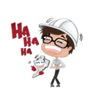 Mr.Plodpai ＆ Nong Kunjae（個別スタンプ：3）