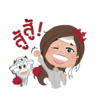 Mr.Plodpai ＆ Nong Kunjae（個別スタンプ：13）