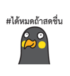 Let's Speak with Hill Myna Thai hashtag（個別スタンプ：1）