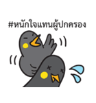 Let's Speak with Hill Myna Thai hashtag（個別スタンプ：36）