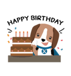 NeXie, Super Beagle（個別スタンプ：4）