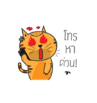 Cat Thongtha Cartoon（個別スタンプ：3）