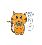Cat Thongtha Cartoon（個別スタンプ：14）
