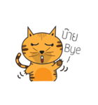 Cat Thongtha Cartoon（個別スタンプ：18）