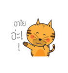 Cat Thongtha Cartoon（個別スタンプ：35）