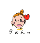 毎日頑張る女の子（個別スタンプ：10）