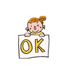毎日頑張る女の子（個別スタンプ：17）