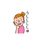 毎日頑張る女の子（個別スタンプ：27）