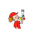 毎日頑張る女の子（個別スタンプ：35）