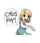 Cewek Medsos（個別スタンプ：33）