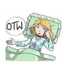 Cewek Medsos（個別スタンプ：34）