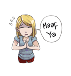 Cewek Medsos（個別スタンプ：35）