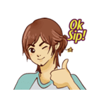 Si Boy Gondrong（個別スタンプ：31）