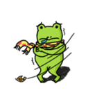 frog girlfriend（個別スタンプ：5）